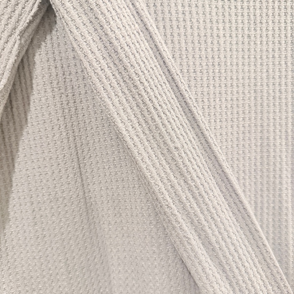 {preloved} Free People North Shore Thermal Tunic Shirt Storm Grey - Picture 10 of 11